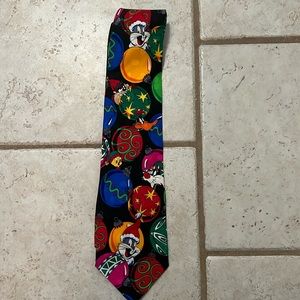 NWOTs vintage 1993 looney tunes Christmas tie